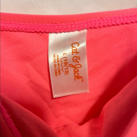 Pink Eyelet One-Piece Swimsuit - Picture 2 of 3